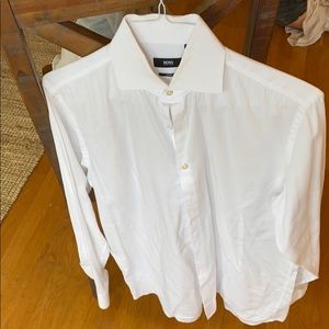 Men’s Hugo boss white dress shirt